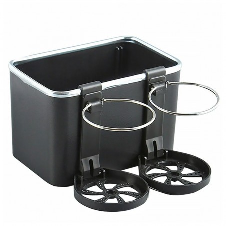 Organizer Auto Multifunzionale Porta Bibite Scompartimento Portaoggetti Telefono