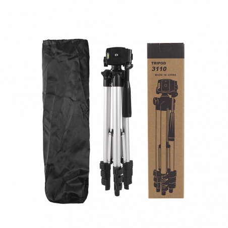 Treppiede Regolabile 34 a 102 cm Cavalletto Universale Smartphone o Fotocamera