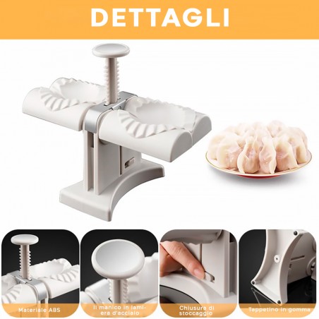 Stampo per Ravioli Automatica Macchina Gnocchi Doppia Estremità Uso Domestico