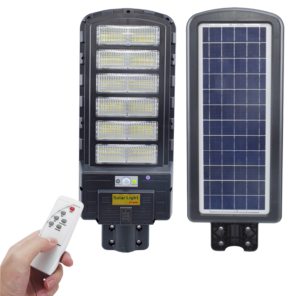 Lampione Stradale 508248 Ricarica Solare 600W Sensore di Movimento e Telecomando