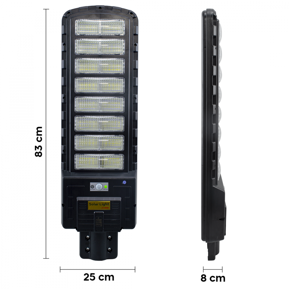 Lampione Stradale 508255 Ricarica Solare 800W...