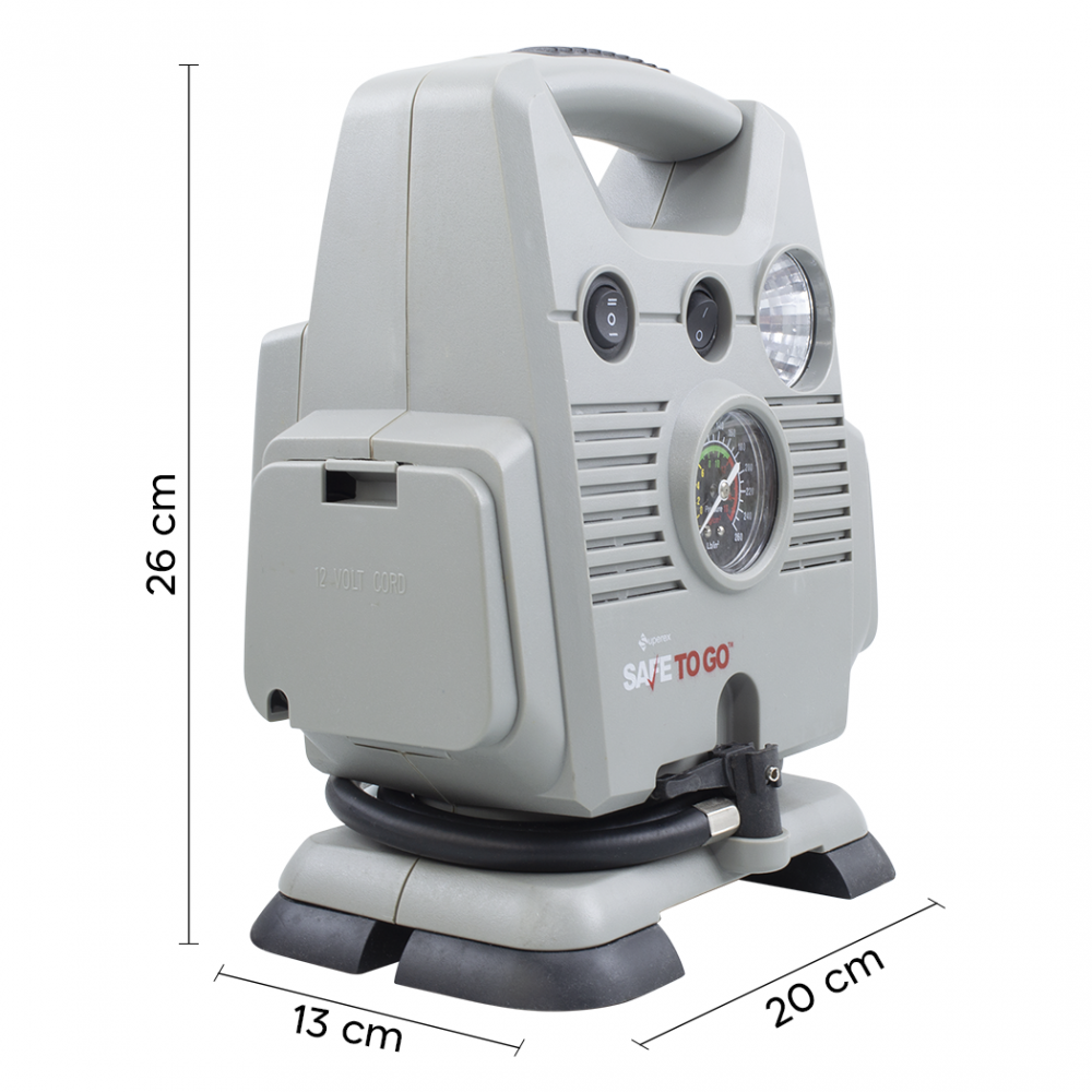 Compressore ad Aria 12V Safe To Go Pneumatici...