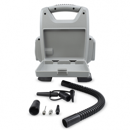 Compressore ad Aria 12V Safe To Go Pneumatici Auto Manometro e Luce di Emergenza