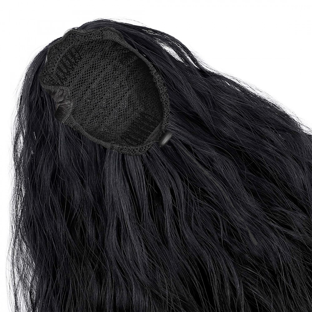 Extension Coda Capelli Ricci Neri JACY con Clip...