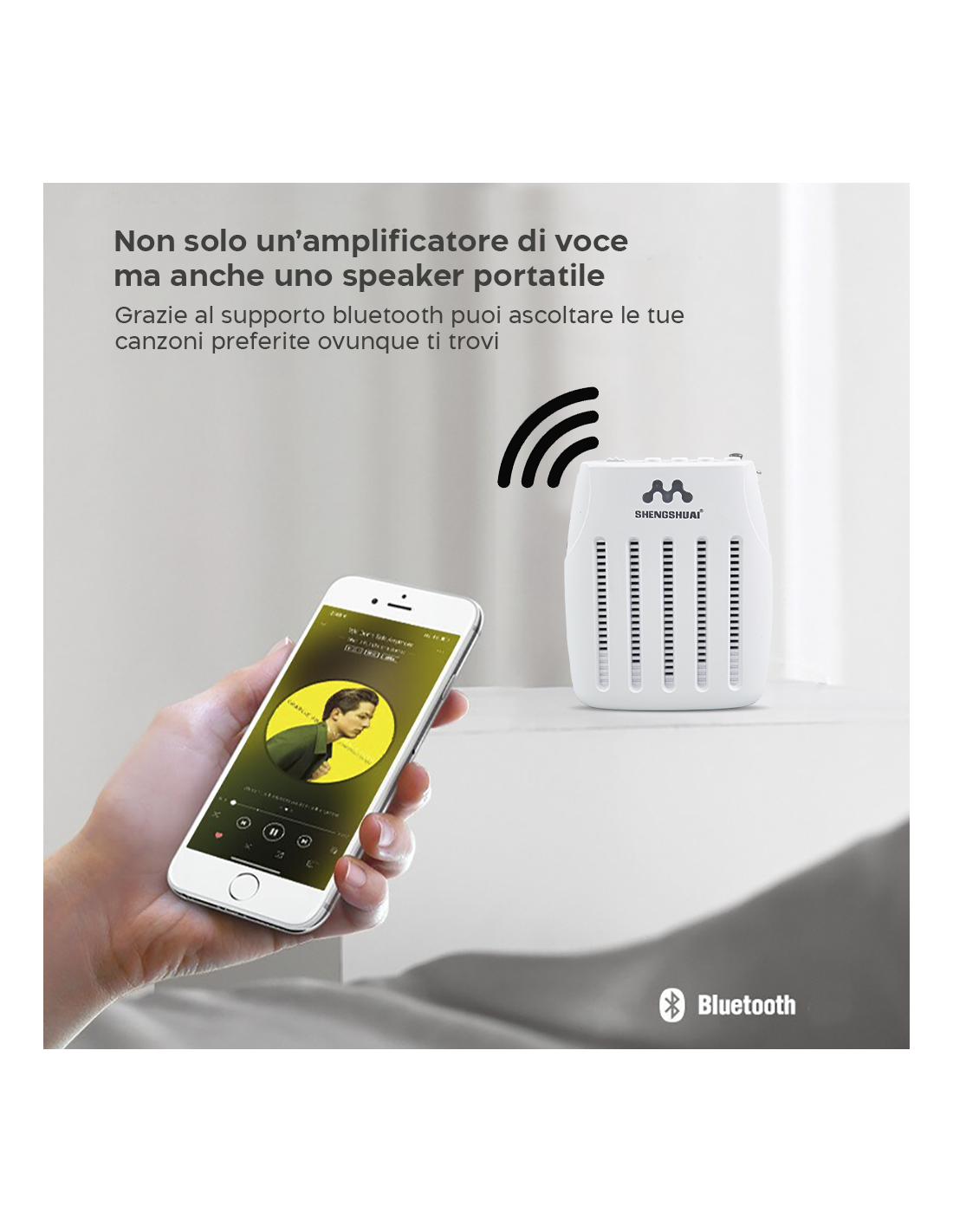 Lecteur MP3 USB de musique portable avec écran LCD Radio FM Carte mémoire vocale Bleu