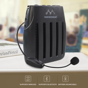 Amplificatore Portatile Vocale SK-105 Altoparlanti Wireless Radio FM e Microfono