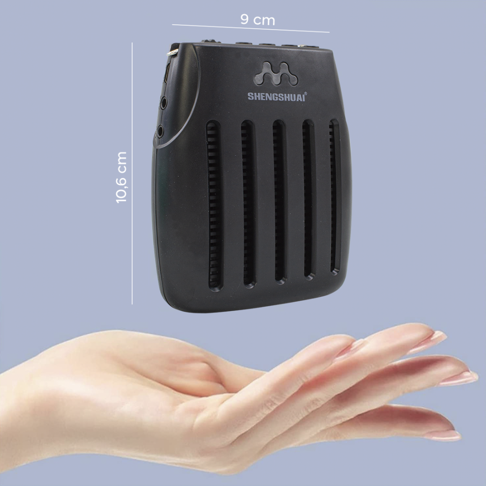 Amplificatore Sonoro Da Parete Con Microfono Ad Alta Sensibilità Per Ascolto Vocale E Rilevamento Perdite D'Acqua E Olio