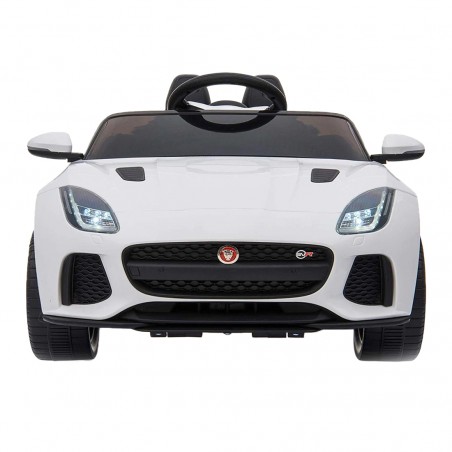 Auto Elettrica per Bambini 12V JAGUAR F-TYPE LT894 Sedile Pelle Telecomando MP3
