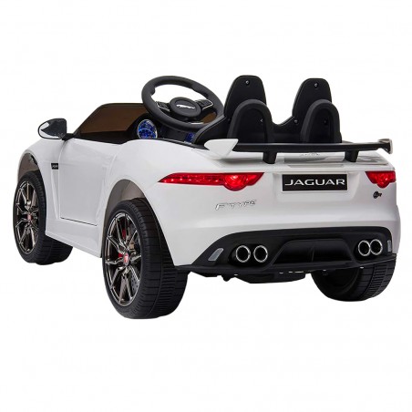 Auto Elettrica per Bambini 12V JAGUAR F-TYPE LT894 Sedile Pelle Telecomando MP3