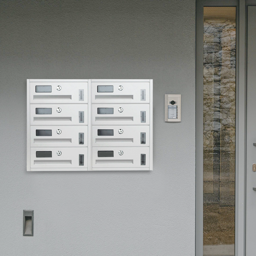 Cassetta postale condominiale 8 posti Iron...