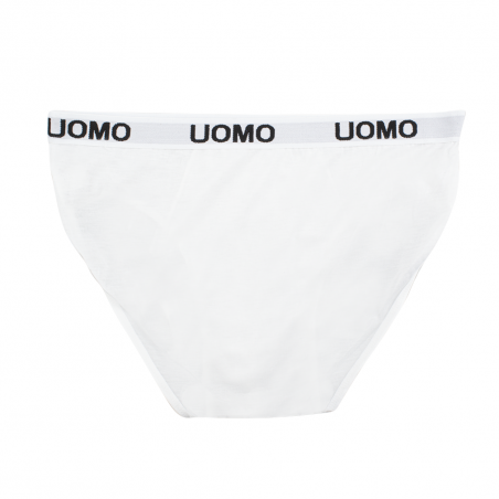 Slip da uomo B-0021 mod. NIKI cotone in tinta unita con elastico a fascia