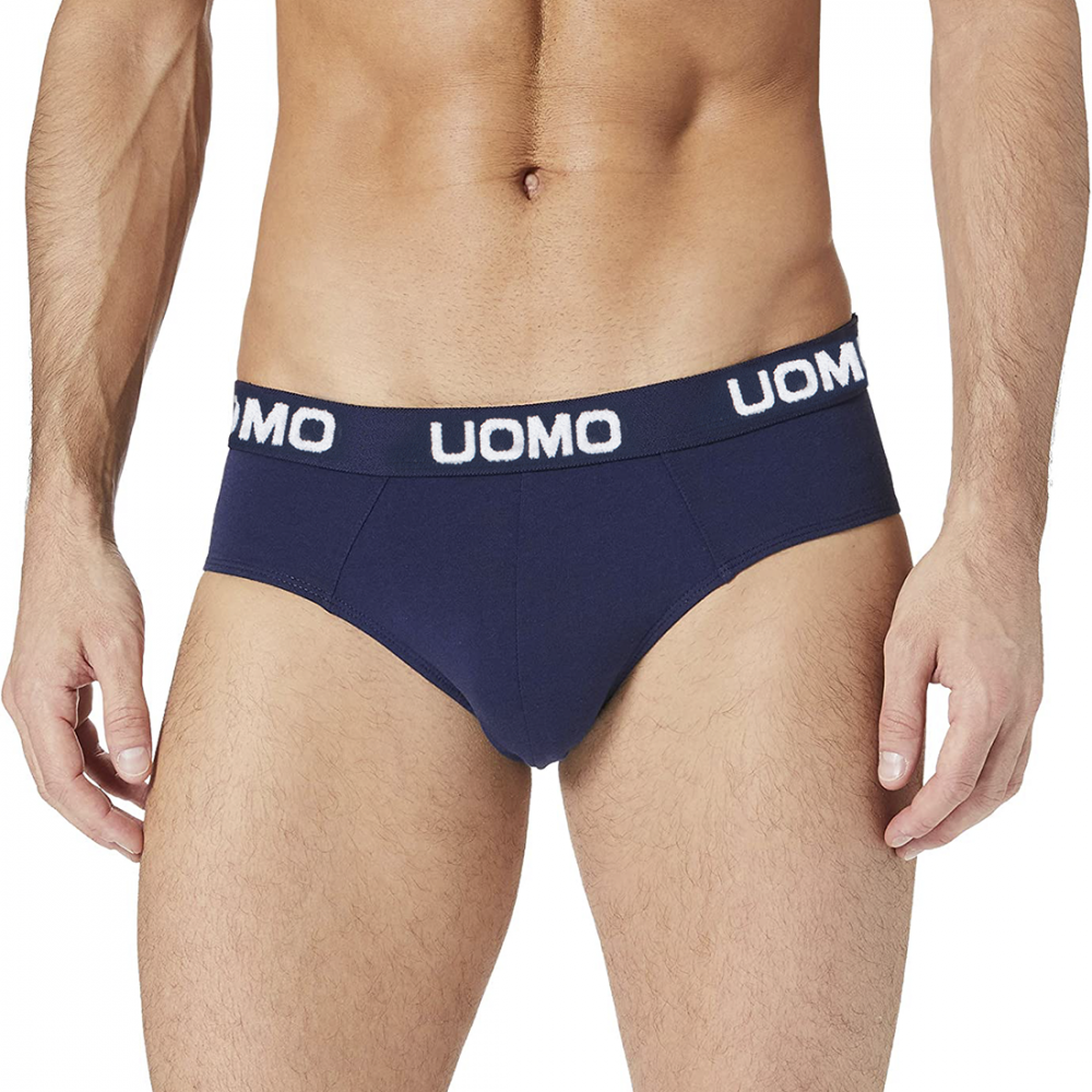 Slip da uomo B-0021 mod. NIKI cotone in tinta...