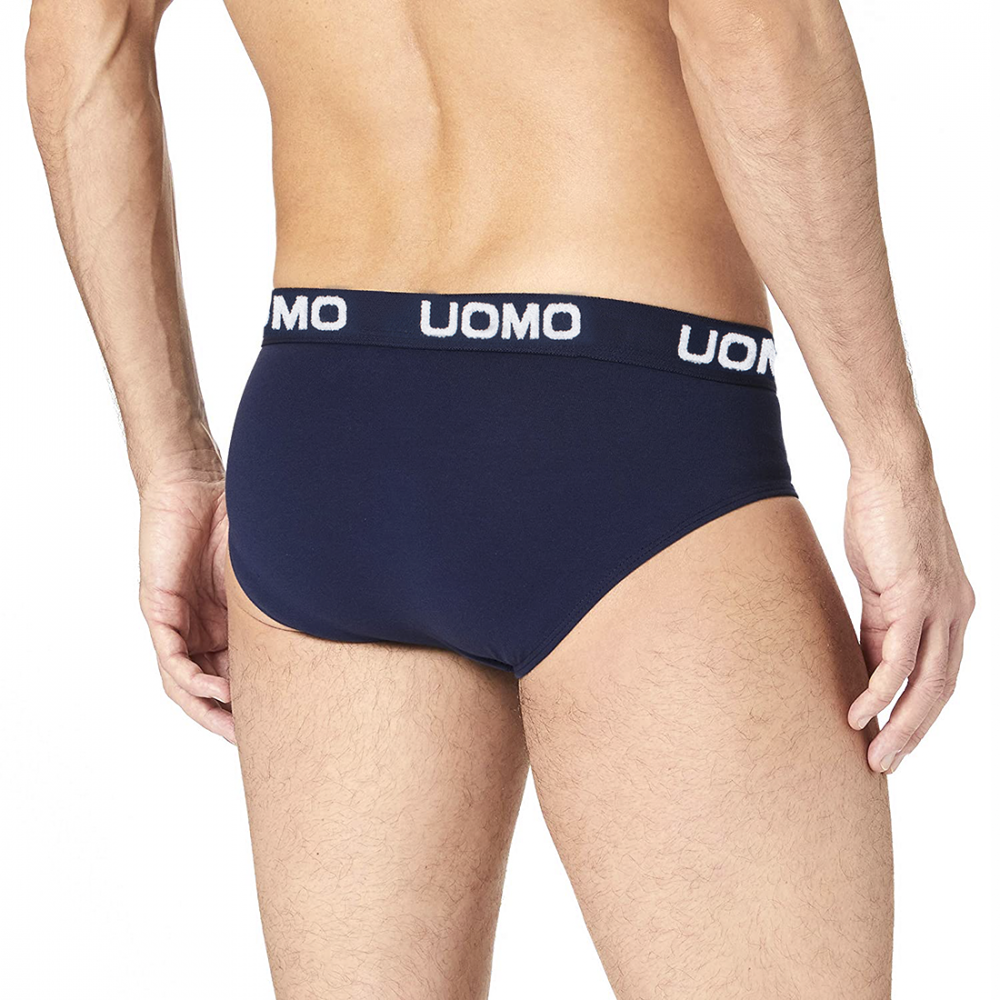 Slip da uomo B-0021 mod. NIKI cotone in tinta...