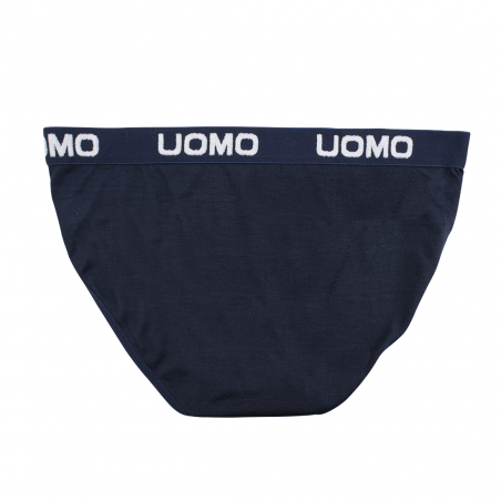 Slip da uomo B-0021 mod. NIKI cotone in tinta unita con elastico a fascia