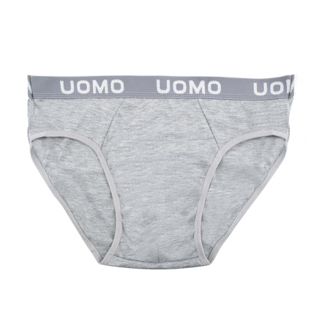 Slip da uomo B-0021 mod. NIKI cotone in tinta unita con elastico a fascia