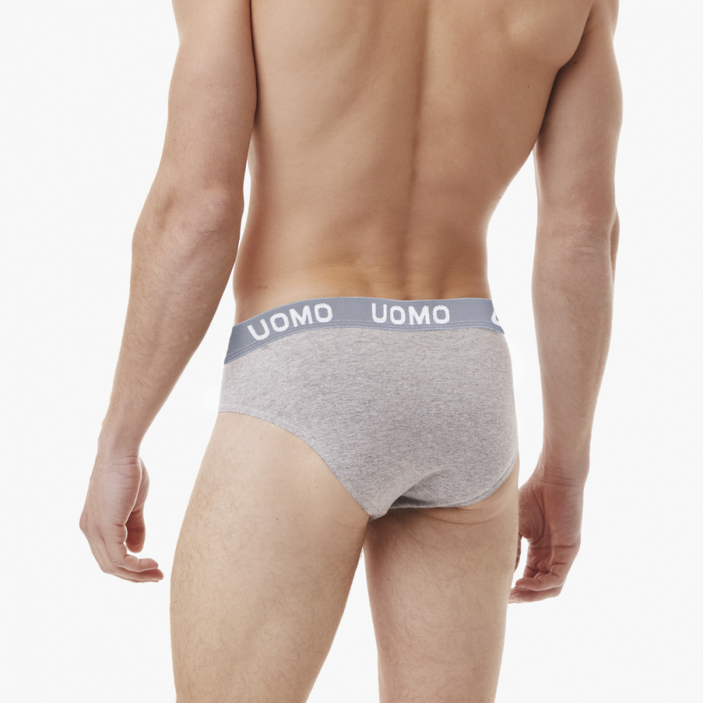 Slip da uomo B-0021 mod. NIKI cotone in tinta...