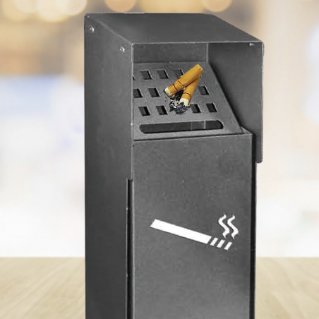 Spegni sigarette da parete Iron Grey Art. 810.A 14X8X34 cm posacenere