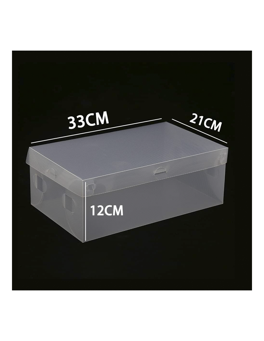 Set 30 Pz Scatola Contenitore Organizzatore Scarpe Trasparent Box  Salvaspazio
