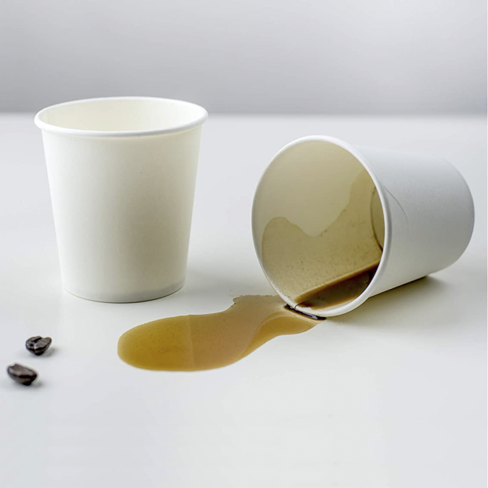 Pack 100 Bicchierini di Carta per Caffè Monouso...