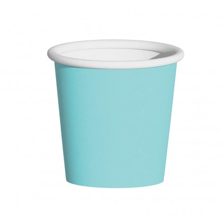 Pack 1000 Bicchierini di Carta per Caffè Monouso 75ml Colorati  Biodegradabili