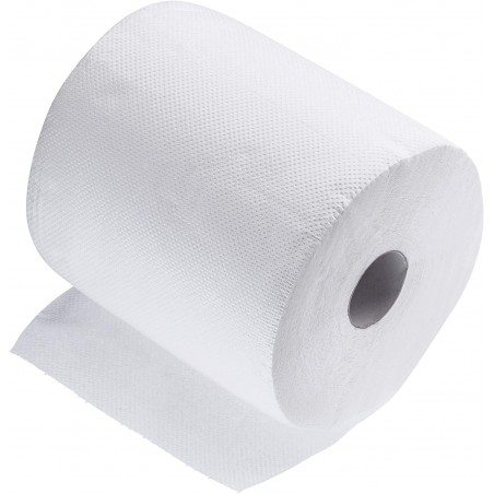 Pack 20 Maxi Bobine di Carta Industriale 800 Strappi Rotolone da 1.5Kg 2 Veli