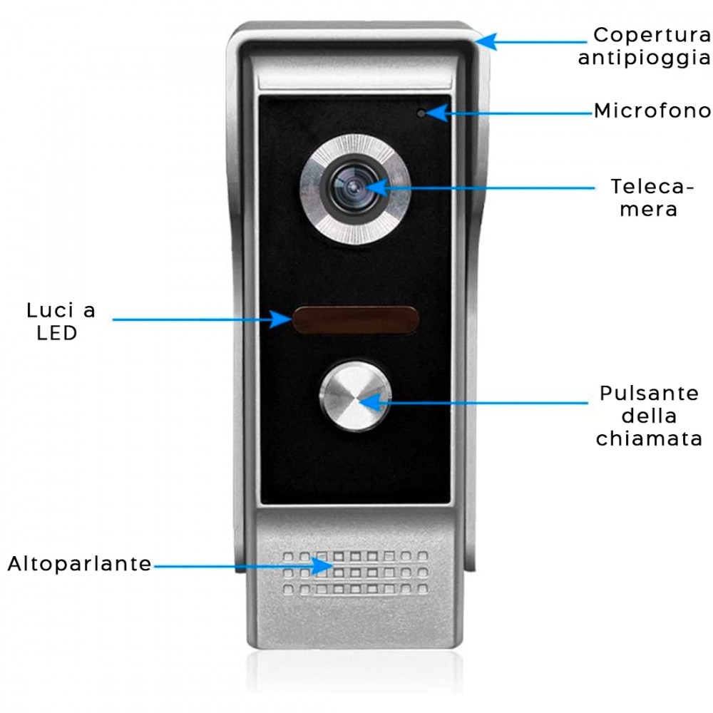 Videocitofono Monofamiliare Wi-Fi con...