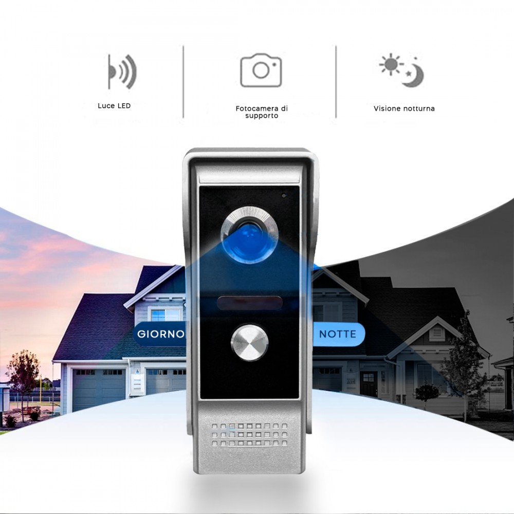 Videocitofono Monofamiliare Wi-Fi con...