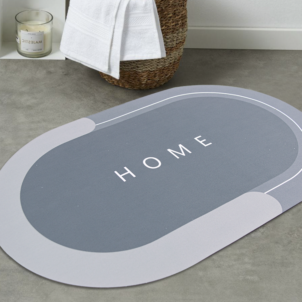 Tappetino Casa Antiscivolo Ovale 40x60cm...