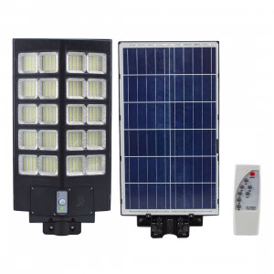Lampione Stradale Ricarica Pannello Solare 1000W Protezione IP65 e Telecomando