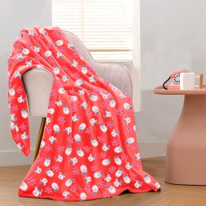 Coperta Magica per Bambini Plaid in Pile Rosso Renne e... 2