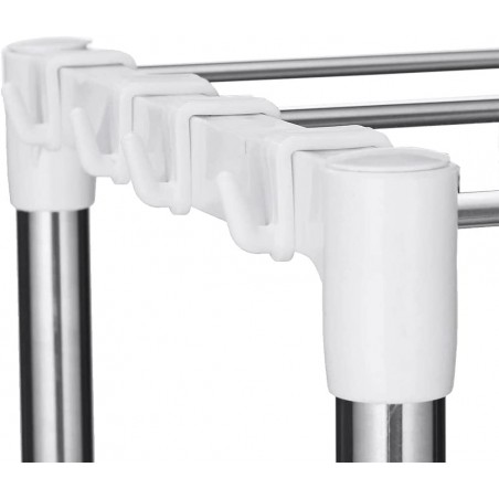 Scaffale Salvaspazio per Microonde 3 Ripiani 211471 Mobile Organizer Per Cucina