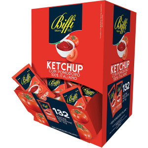 Ketchup BIFFI 132 Bustine Monodose con Pomodoro 100%...
