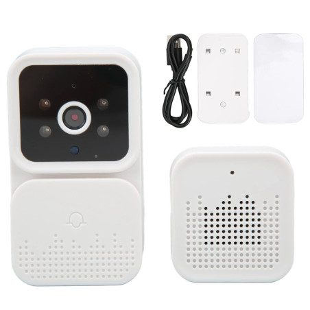 Mini Videocitofono con Campanello Senza Fili Audio Bidirezionale App Smartphone