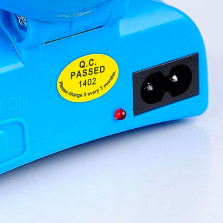 Torcia Frontale Luce LED Lampada Ricaricabile Luce Bianca 12 LED Impermeabile