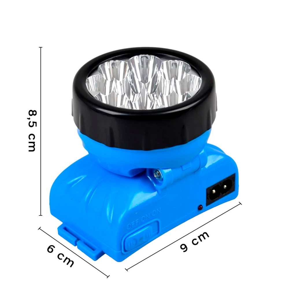 Torcia Frontale Luce LED Lampada Ricaricabile...