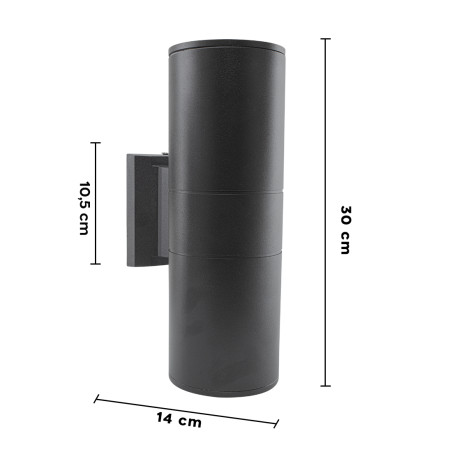 Applique da Parete LED 870182 Lampada Esterno Design Moderno Alluminio