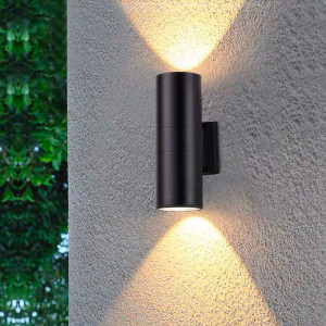 Applique da Parete LED Lampada Nera Interni ed Esterni... 2