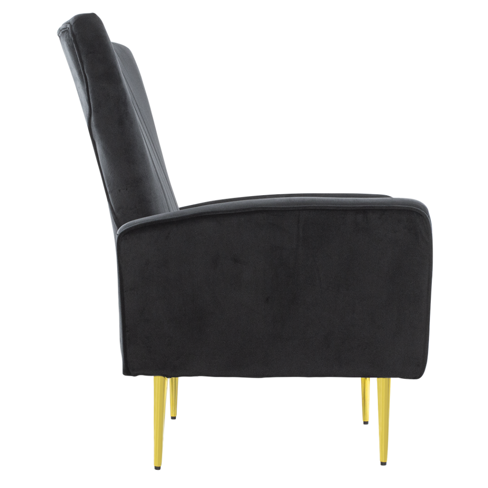 Poltrona Velluto DORIAN Schienale Alto Seduta...