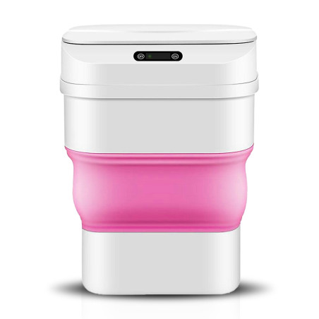 Pattumiera Automatica Pieghevole Sensore Intelligente Infrarossi Cestino Rifiuti