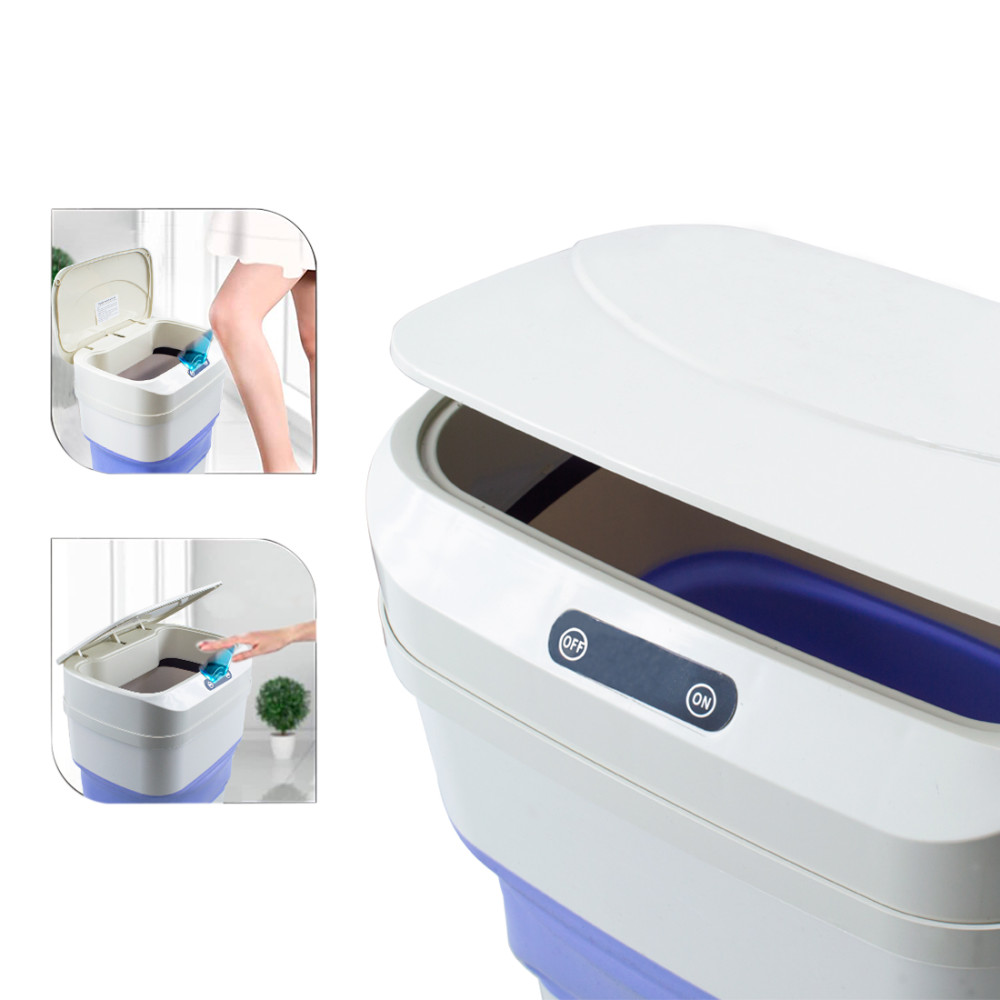Pattumiera Elettrica Con Sensore Automatico - Cestino Intelligente Touchless 9.5L/10L Per Bagno, Cucina, Camera Da Letto, Impermeabile - 7