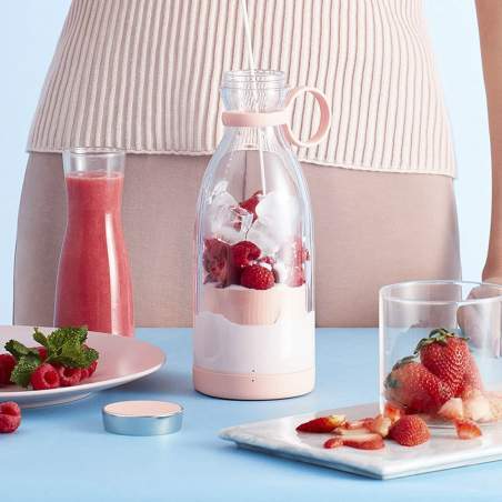 Frullatore Portatile Mini Juice Bottiglia per Smoothie Ricaricabile Portatile