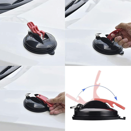 Ventosa di Ancoraggio per Bagaglio Auto Kit 2pz Gancio Multifunzione Max 22kg