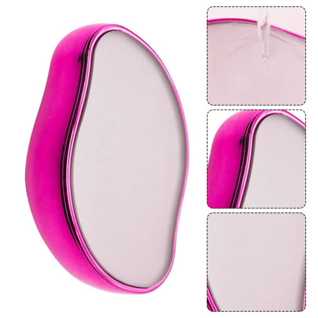 Epilatore Cristallo Indolore Viso e Corpo Esfoliante Riutilizzabile in Pietra