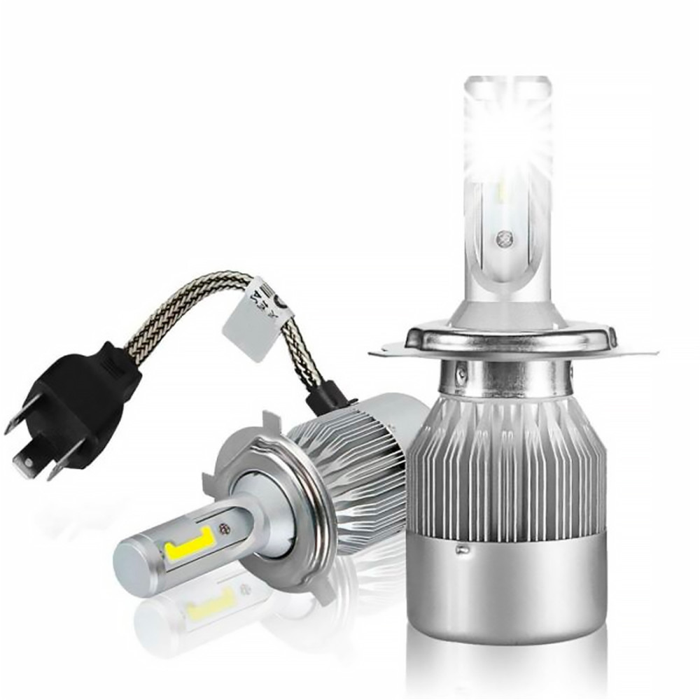 Coppia di Lampadine H4 Luci LED C6 per Fari...