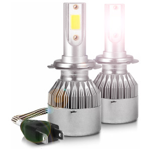Coppia di Lampadine H7 Luci LED C6 per Fari Auto e Moto... 2