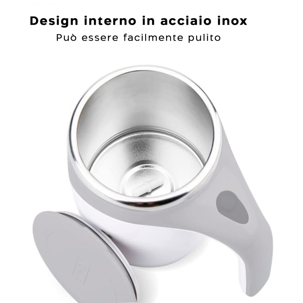 Tazza  da Caffè Automescolante in Acciaio...