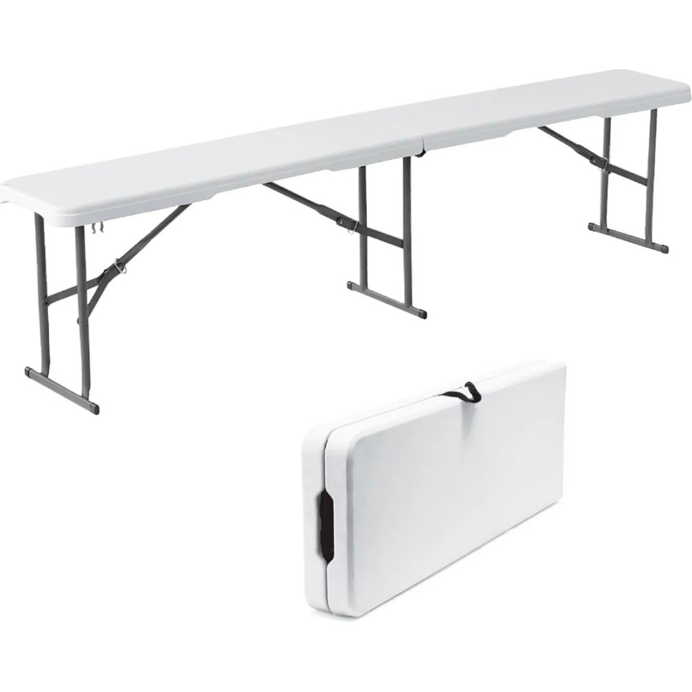 Set 2pz Panca in Plastica Richiudibile da...