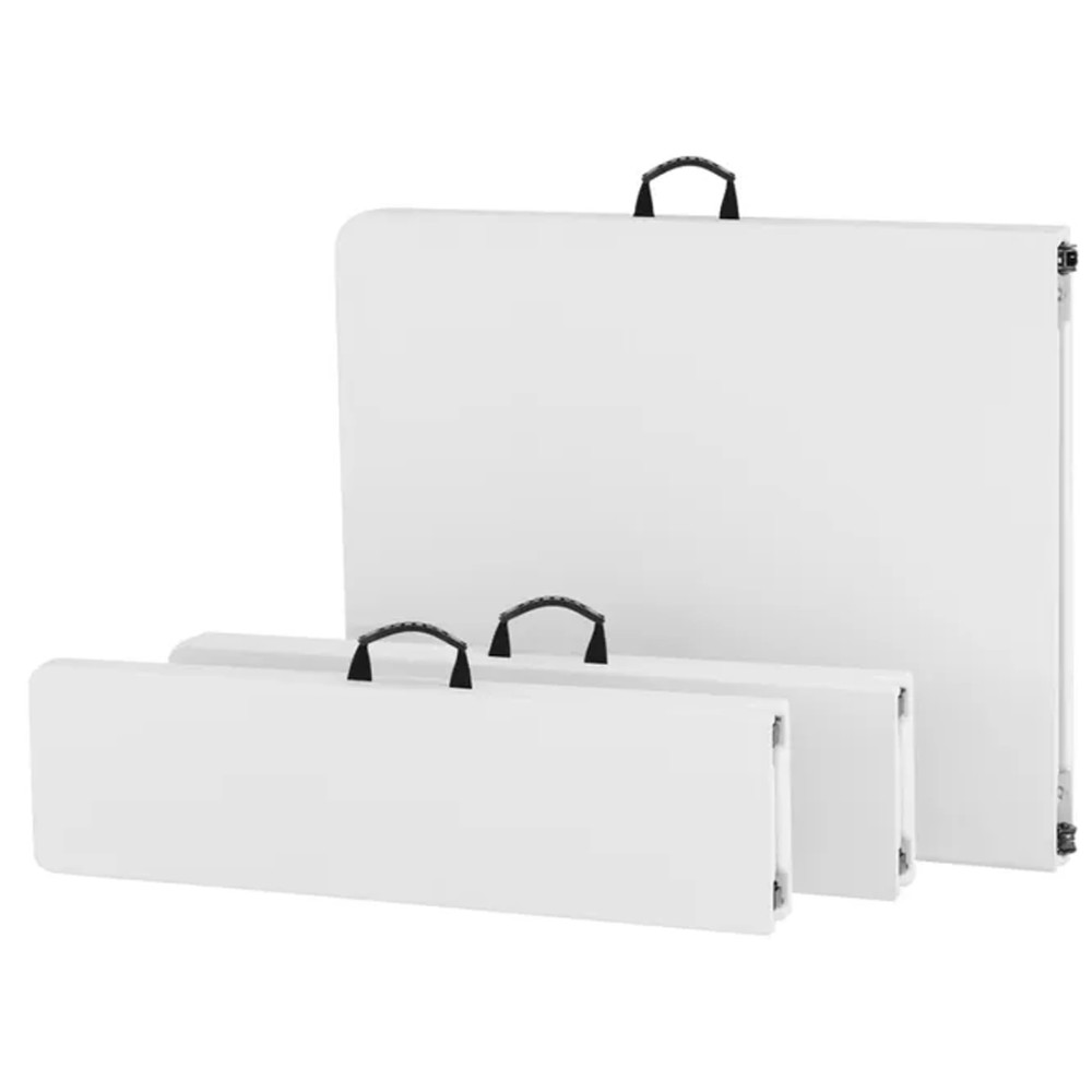 Set Tavolo 2 Panche Pieghevoli in Plastica...