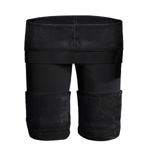 Leggings Zero Gradi Nero Interno Termico Felpato con... 2