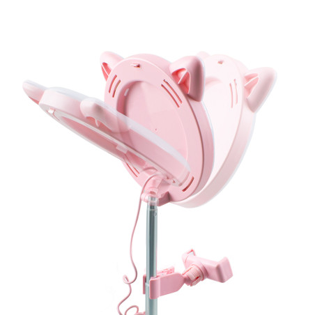 Specchio Luminoso per Smartphone con Luce LED ad Anello Multiuso Ring Light